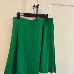 Boden Green A-Line Skirt